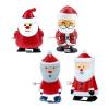 4 Pcschristmas Wind Up Toys, Generisch Toy Christmas 2025 Figure Clockwork, Snowman Reindeer Walking Jumping Clockwork Toy Advent Calendar Filling, Party Goodie Bag Fillers view 1