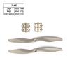 jeeflyhobby 2PCS RC Propeller 4.7x4.7 5x5 6x4 7x5 7x6 9x6 10x5 10x6 11x7 13x6.5 Inch CCW Grey Glass Fiber Nylon Hybrid Propellers 2-Vane Props for Racing Drone & RC Aircraft (2pcs 7x6inch) view 2