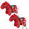 2026 Year of The Horse Stuffed Animal Mascot Plush Chinese Zodiac Horse Pendant Statues Plush Toy Chinese New Year Mascot Figurine Stuffed Animal for Spring Festival Home Decor Lunar New Year Gift view 1
