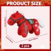 2026 Year of The Horse Stuffed Animal Mascot Plush Chinese Zodiac Horse Pendant Statues Plush Toy Chinese New Year Mascot Figurine Stuffed Animal for Spring Festival Home Decor Lunar New Year Gift view 2