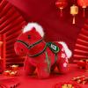 2026 Year of The Horse Stuffed Animal Mascot Plush Chinese Zodiac Horse Pendant Statues Plush Toy Chinese New Year Mascot Figurine Stuffed Animal for Spring Festival Home Decor Lunar New Year Gift view 3