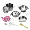 Joygoodta Little Chef Pretend Play Accessories Cookware Set for Kids Toddlers Toys 12PCS view 1