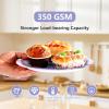 96 Pcs Butterfly Baby Shower Decorations Disposable We Are Enchanted to Meet You Paper Plates and Napkins Purple Butterfly Floral Tableware Set for Girls Baby Shower Birthday Party Supplies view 4