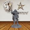 28mm Scale Fantasy Hero Minis Figurine for Role Playing & Miniature Game,Unpainted Resin Divine Spellcaster for TTRPG - RPG Accessory for Dungeon Masters - Human Cleric (AS686) view 2