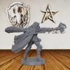 28mm Scale Fantasy Hero Minis Figurine for Role Playing & Miniature Game,Unpainted Resin Divine Spellcaster for TTRPG - RPG Accessory for Dungeon Masters - Human Cleric (AS686) view 3
