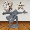 28mm Scale Fantasy Hero Minis Figurine for Role Playing & Miniature Game,Unpainted Resin Divine Spellcaster for TTRPG - RPG Accessory for Dungeon Masters - Human Cleric (AS686) view 4