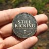 Old Fuckers Club  Lifetime Member Coin,Still Kicking,No Rules, No Filters Funny Challenge Coin for Men,Novelty Coin Collection Gag Gift,Skull Token Friendship Keepsake (3pcs) view 2