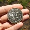 Old Fuckers Club  Lifetime Member Coin,Still Kicking,No Rules, No Filters Funny Challenge Coin for Men,Novelty Coin Collection Gag Gift,Skull Token Friendship Keepsake (3pcs) view 3