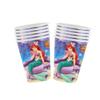 111PCS Disne Ariel Party Kit! Enchanting set with vibrant tableware & dreamy tablecloth, for a magical undersea kids' birthday. view 4