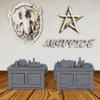 Alchemy Lab & Scholar Study Scatter Terrain - 28mm Scale Tabletop Unpainted Miniatures for D&D Minis, Fantasy TTRPG Room Decor, Dungeon Masters RPG Accessory, Cabinet Figures (Set of 2)- AS691 view 1
