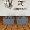 Alchemy Lab & Scholar Study Scatter Terrain - 28mm Scale Tabletop Unpainted Miniatures for D&D Minis, Fantasy TTRPG Room Decor, Dungeon Masters RPG Accessory, Cabinet Figures (Set of 2)- AS691 view 2