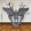 32mm Scale Winged Celestial Guardian - Unpainted Resin Hero for Tabletop RPG Game & Miniature Game - Fantasy Figure for Dungeon Masters & RPG Gift - Solar Warrior(AS503) view 2