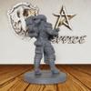 AUSPDICE Sci-Fi Alien Warrior Miniature, Unpainted DND Minis, Tabletop RPG Game Figurine, Perfect RPG Gift for Role Playing Gamers Lore Enthusiasts- AS615 view 3