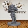 AUSPDICE Sci-Fi Alien Warrior Miniature, Unpainted DND Minis, Tabletop RPG Game Figurine, Perfect RPG Gift for Role Playing Gamers Lore Enthusiasts- AS615 view 4