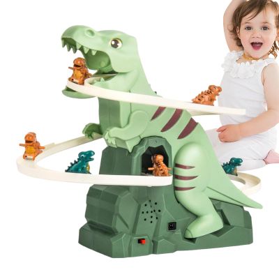Genrico Electric Dinosaur Toy Stairs Climber for with Animated Design Interactive Circuit Lights and Music Children 3+ Years Old