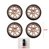 4PCS 1/18 Drift Car Tires, Replacement Tires for LDRC Drift Car LD1804 Drifting Car (LDRC-T-RG-4) view 2