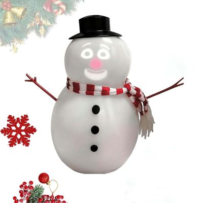 Animated Talking Blink Snowman, with Built in Projector & Speaker Plug'n Play,with Led Facial Projection,Interactive Singing Blinking Snowman (1Pc)