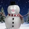 Animated Talking Blink Snowman, with Built in Projector & Speaker Plug'n Play,with Led Facial Projection,Interactive Singing Blinking Snowman (1Pc) view 4
