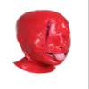 AiCc stylists Halloween Latex Hood Zipper Eyes and Mouth Rubber Mask Cosplay (Red, M) view 1