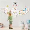 Olakids Owl Sensory Wall, 11 in 1 Wooden Montessori Busy Board Panel with Magnetic Whiteborad Mirror 26 Accessories, Toddler Wall Mounted Activity Center Educational Toys Learning Gift (White Owl) view 2