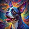 1000 Piece Jigsaw Puzzle Holiday Collection Mystical Dog Yawning Jigsaw Puzzle for Adults Puzzle Game Christmas view 1