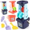 Beaupretty 5pcs Interactive Beach Set with Trolley, Hourglass, Sand Shovel, Rake, and Star in Mixed Colors for Boys and Play at Home and Beach view 2