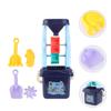 Beaupretty 5pcs Interactive Beach Set with Trolley, Hourglass, Sand Shovel, Rake, and Star in Mixed Colors for Boys and Play at Home and Beach view 4