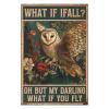1000 PCS Wood Jigsaw Puzzles for Adults Owl What If I Fall Bedroom Puzzles for Adults Games Educational Toys Gifts view 2
