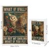 1000 PCS Wood Jigsaw Puzzles for Adults Owl What If I Fall Bedroom Puzzles for Adults Games Educational Toys Gifts view 3