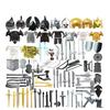 AERFGDE 83PCS Medieval Knight Weapon Accessories Building Blocks Set,Including Helmet Armor Shield,Designed for Mini Figures,Compatible with All Major Brands,MOC Bricks Parts Sets for Display Model view 1