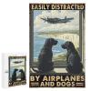 1000 PCS Wood Jigsaw Puzzles for Adults Dog Easily Distracted by Airplanes Puzzles for Adults Games Educational Toys Gifts view 1