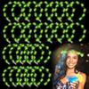 YOFOBU 36PCS LED Flower Crown,Green Light Up Flower Headband for Women,Glow in The Dark Flower Wreath Crowns for Valentines Day,St Patrick Day,Wedding,Birthday Beach Party Favors view 1