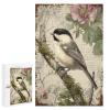 1000 PCS Wood Jigsaw Puzzles for Adults Chickadee Bird Bird Pictures Wildlife Puzzles for Adults Games Educational Toys Gifts view 1