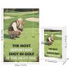 1000 PCS Wood Jigsaw Puzzles for Adults Golf The Most Important Shot in Golf Puzzles for Adults Games Educational Toys Gifts view 3