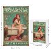 1000 PCS Wood Jigsaw Puzzles for Adults Mermaid Being A Human is Too Complicated Puzzles for Adults Games Educational Toys Gifts view 3