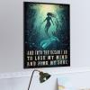 1000 PCS Wood Jigsaw Puzzles for Adults Rustic Into The Ocean I Go Mystical Ocean Quote Seaside Soulful Beach House Puzzles for Adults Games Educational Toys Gifts view 4