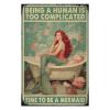 1000 PCS Wood Jigsaw Puzzles for Adults Mermaid Time to Be A Mermaid Restaurant Shop Best Idea Puzzles for Adults Games Educational Toys Gifts view 2