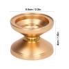 ZJchao YoYo, Metal YoYo Aluminum Alloy Ball Professional Unresponsive Golden with 3pcs Replacement String view 3