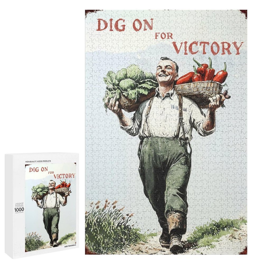 1000 PCS Wood Jigsaw Puzzles for Adults Dig On Victory Puzzles for Adults Games Educational Toys Gifts