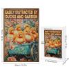 1000 PCS Wood Jigsaw Puzzles for Adults Garden Duck Easily Distracted by Ducks and Garden Puzzles for Adults Games Educational Toys Gifts view 3