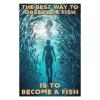 1000 PCS Wood Jigsaw Puzzles for Adults Rustic Ocean Scuba Diving The Best Way to Observe A Fish Marine Theme Puzzles for Adults Games Educational Toys Gifts view 2