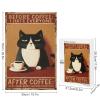 1000 PCS Wood Jigsaw Puzzles for Adults Cat Coffee Print Puzzles for Adults Games Educational Toys Gifts view 3
