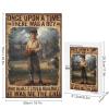 1000 PCS Wood Jigsaw Puzzles for Adults Baseball Once Upon A Time There was A Boy Who Really Loved Baseball Puzzles for Adults Games Educational Toys Gifts view 3