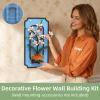 Suplanet Orchid Flower Building Set with Vase for Adults, Botanical Collection Artificial Flower Blocks Kit, 3D Flowers Wall Art Home Office Decoration or Table Display, Ideal Gift (531PCS) view 3