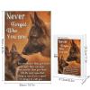 1000 PCS Wood Jigsaw Puzzles for Adults German Shepherd Lovers Never Forget German Shepherd Puzzles for Adults Games Educational Toys Gifts view 3