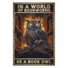 1000 PCS Wood Jigsaw Puzzles for Adults Owl in A World Full of Bookworms Be A Book Owl Puzzles for Adults Games Educational Toys Gifts view 2