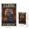 1000 PCS Wood Jigsaw Puzzles for Adults Owl in A World Full of Bookworms Be A Book Owl Puzzles for Adults Games Educational Toys Gifts view 3