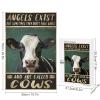 1000 PCS Wood Jigsaw Puzzles for Adults Angels Exist But Sometimes They DonT Have Wings and are Called Cows Puzzles for Adults Games Educational Toys Gifts view 3