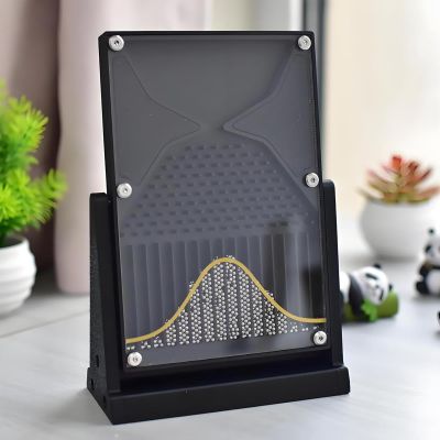 12 * 18cm Galton Board Experiment Model, Normal Distribution Mathematical Model, Probability Teaching Demonstration with Curve, Desk Toy, Inspire Curiosity, for Probability Education, Financial Model