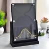 12 * 18cm Galton Board Experiment Model, Normal Distribution Mathematical Model, Probability Teaching Demonstration with Curve, Desk Toy, Inspire Curiosity, for Probability Education, Financial Model view 1